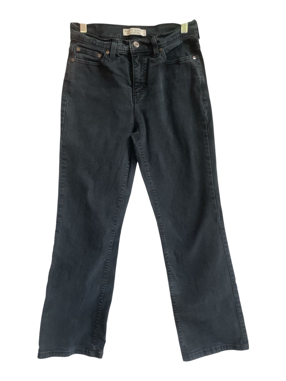 Levi’s 512 Perfectly Slimming Black Bootcut Jeans Vintage Y2K 8M High Rise 27